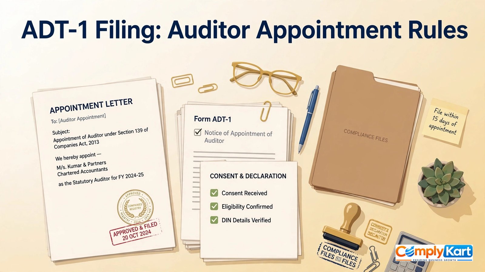 ADT-1 Filing: Auditor Appointment Rules Every Company Must Know